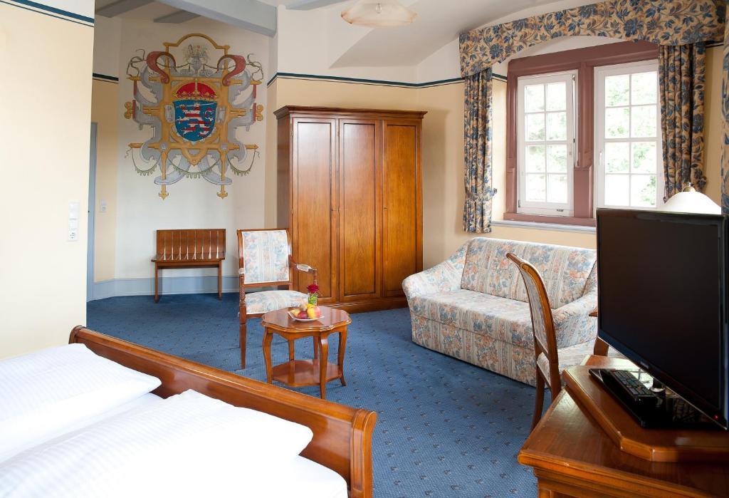 Schlosshotel Хиршхорн Стая снимка